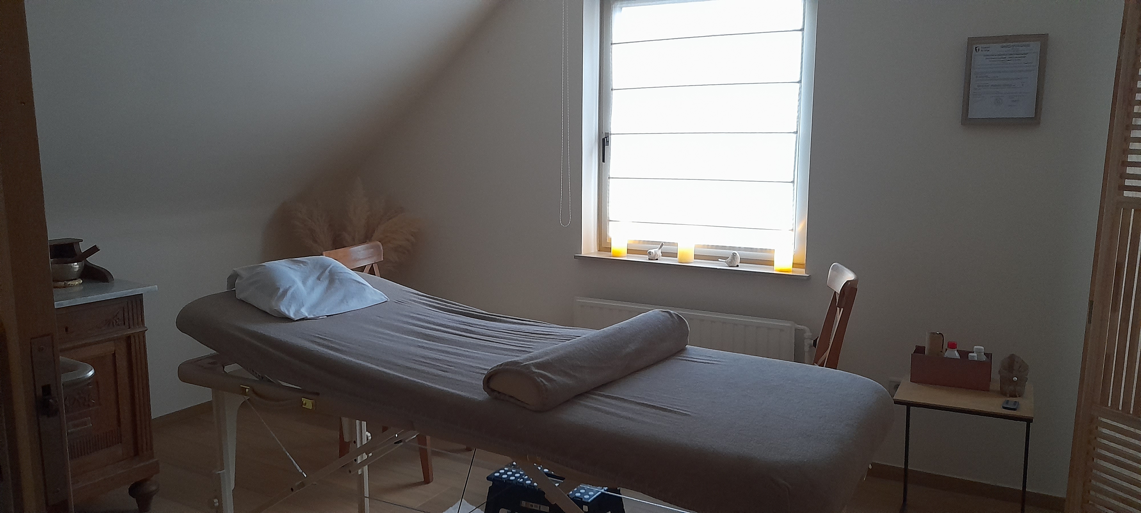 Photo du salon de réflexologie